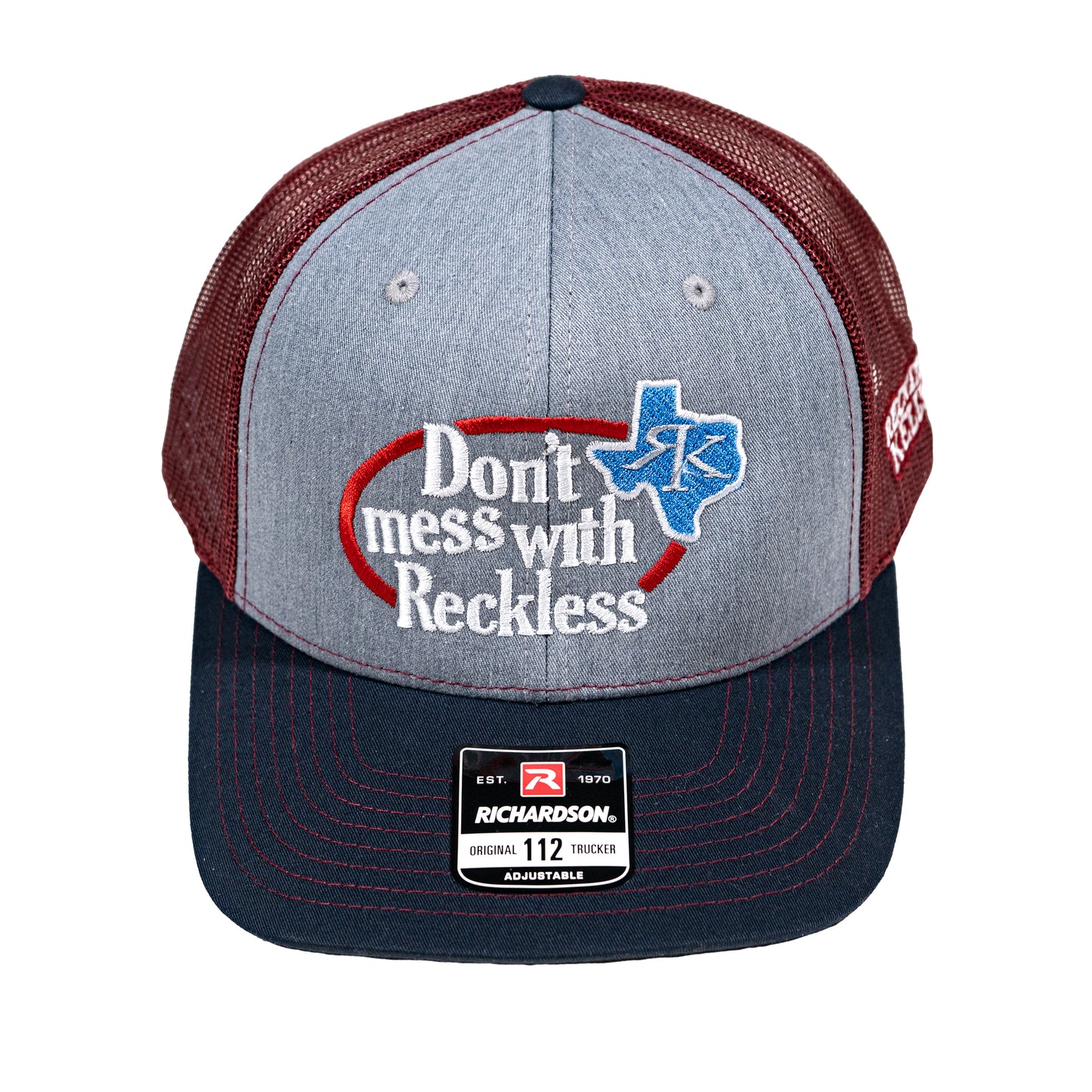 Don't Mess Grey & Cardinal Trucker