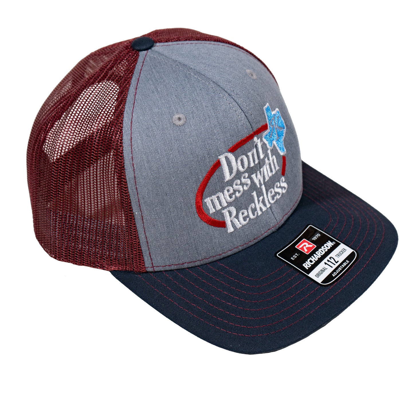 Don't Mess Grey & Cardinal Trucker