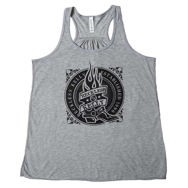 Ladies Burning Boot Racer Back