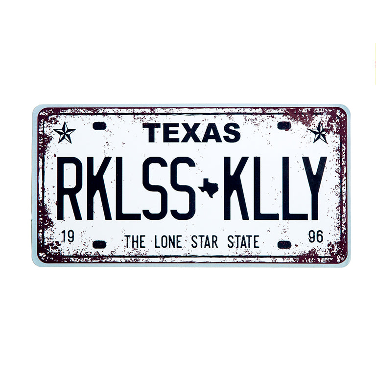 License Plate Sticker