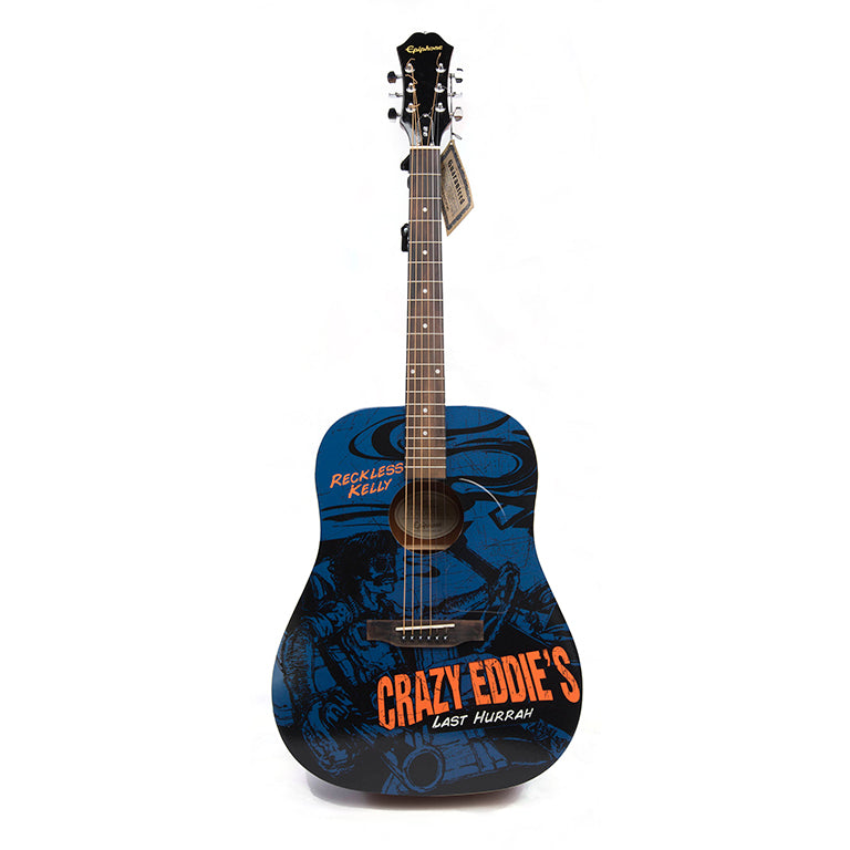 Crazy Eddie's Last Hurrah Guitar - AUTOGRAPHED BY RECKLESS KELLY