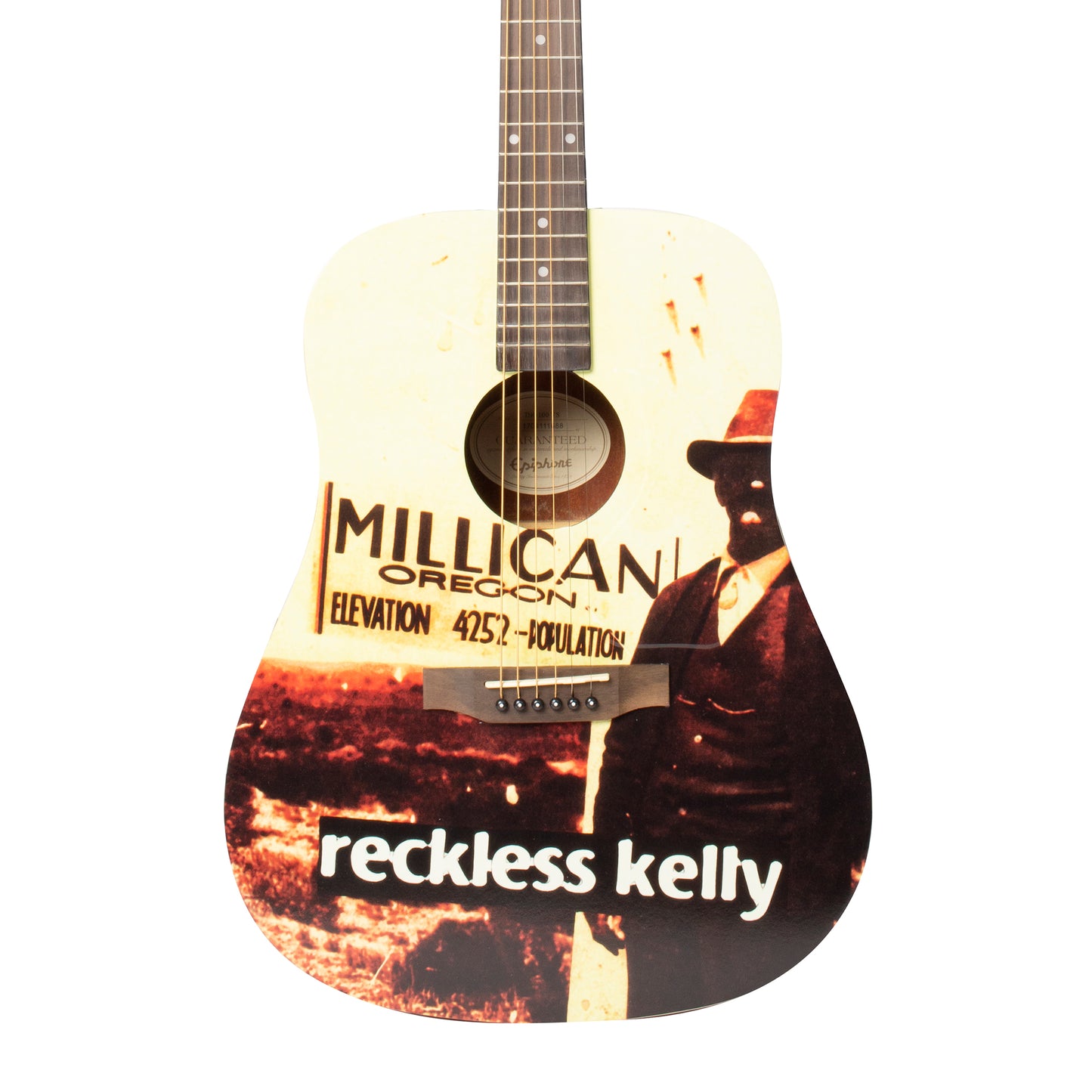 Millican Guitar - AUTOGRAPHED BY RECKLESS KELLY