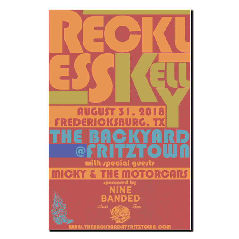 Fredericksburg, TX - Fritztown Poster (2018)