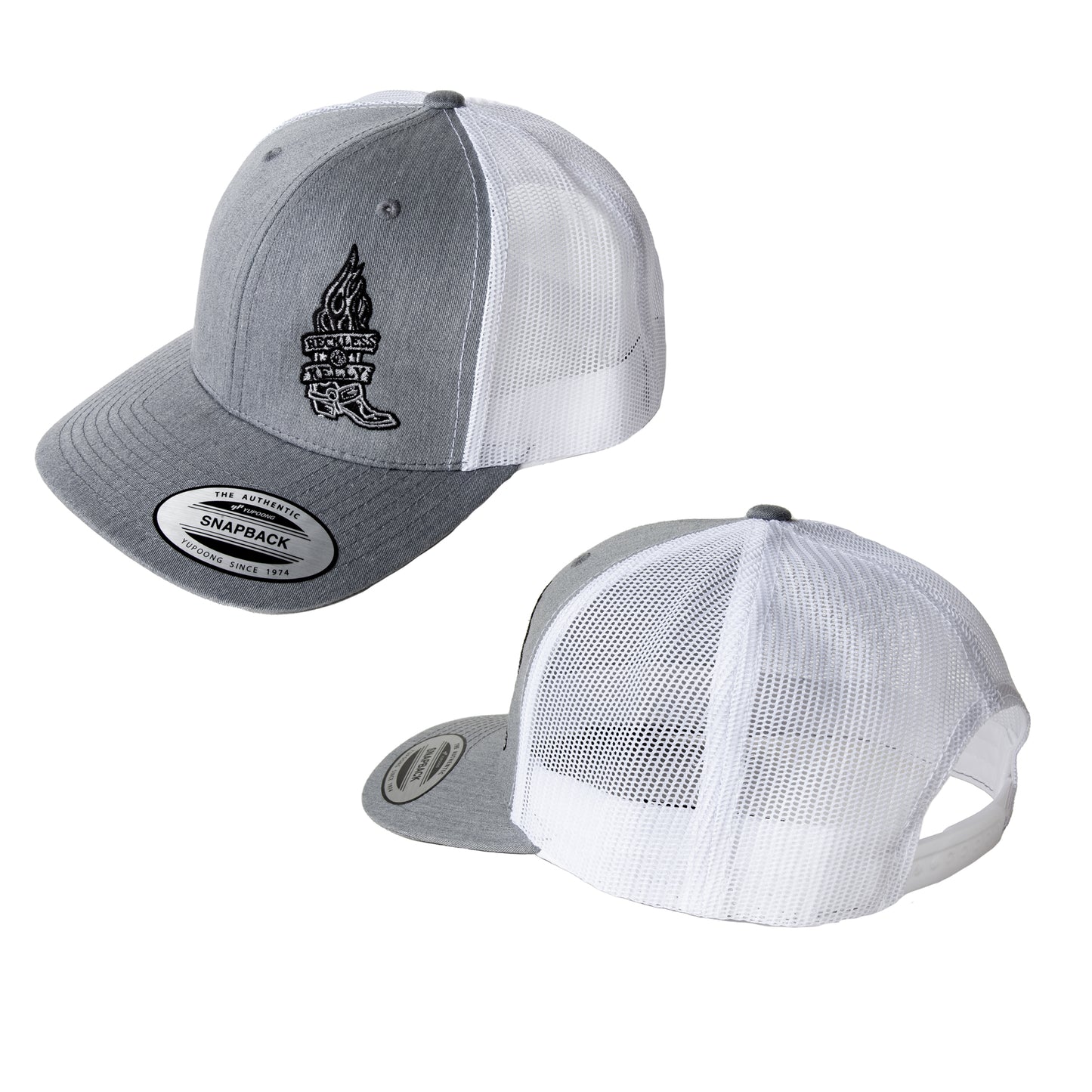 Boot Logo Gray Trucker