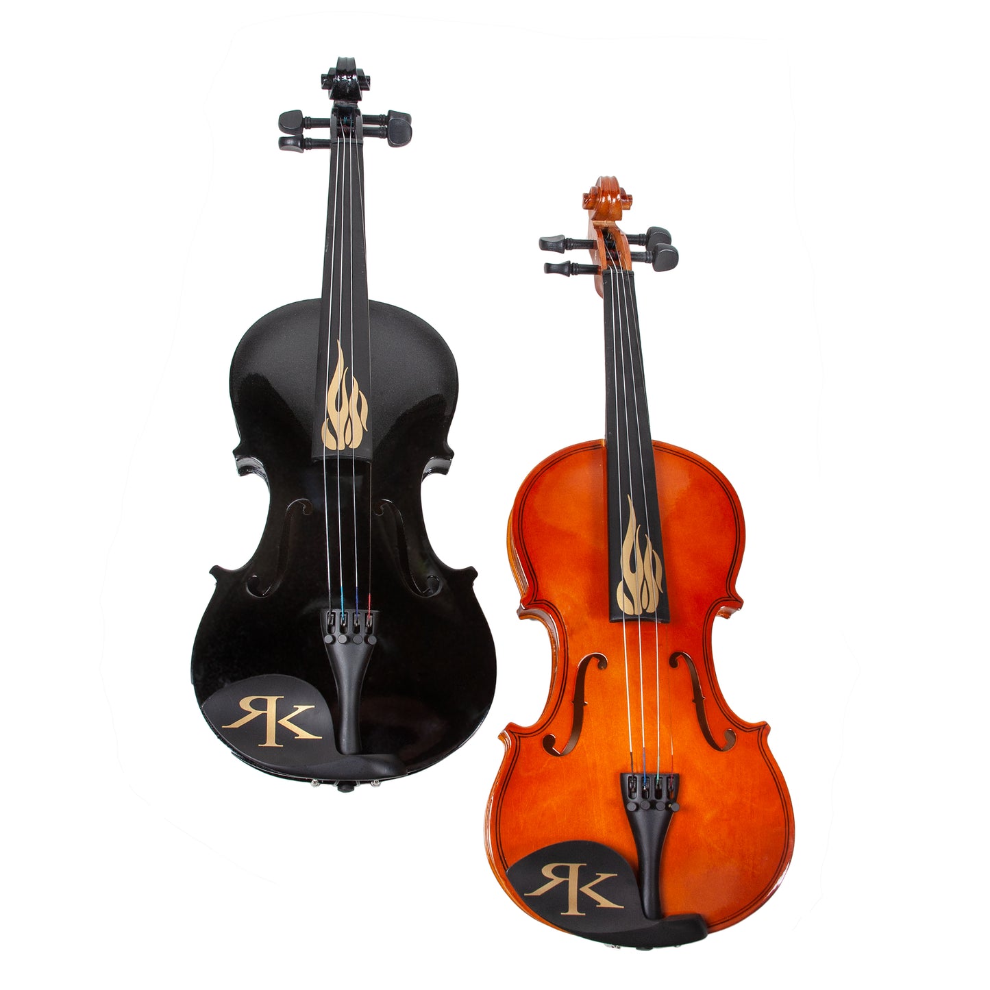 Flame Fiddle Black w/ Case