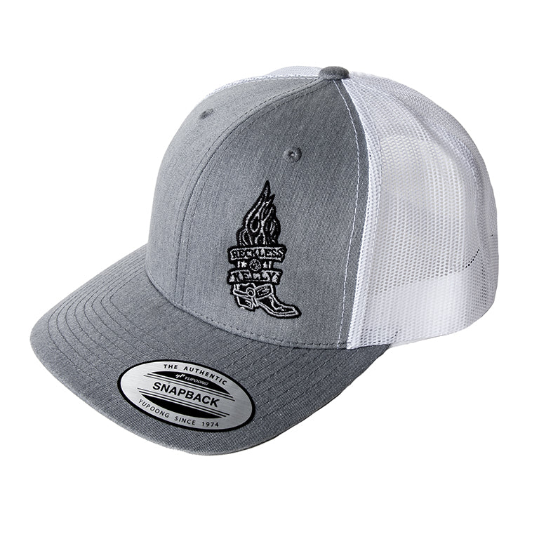 Boot Logo Gray Trucker