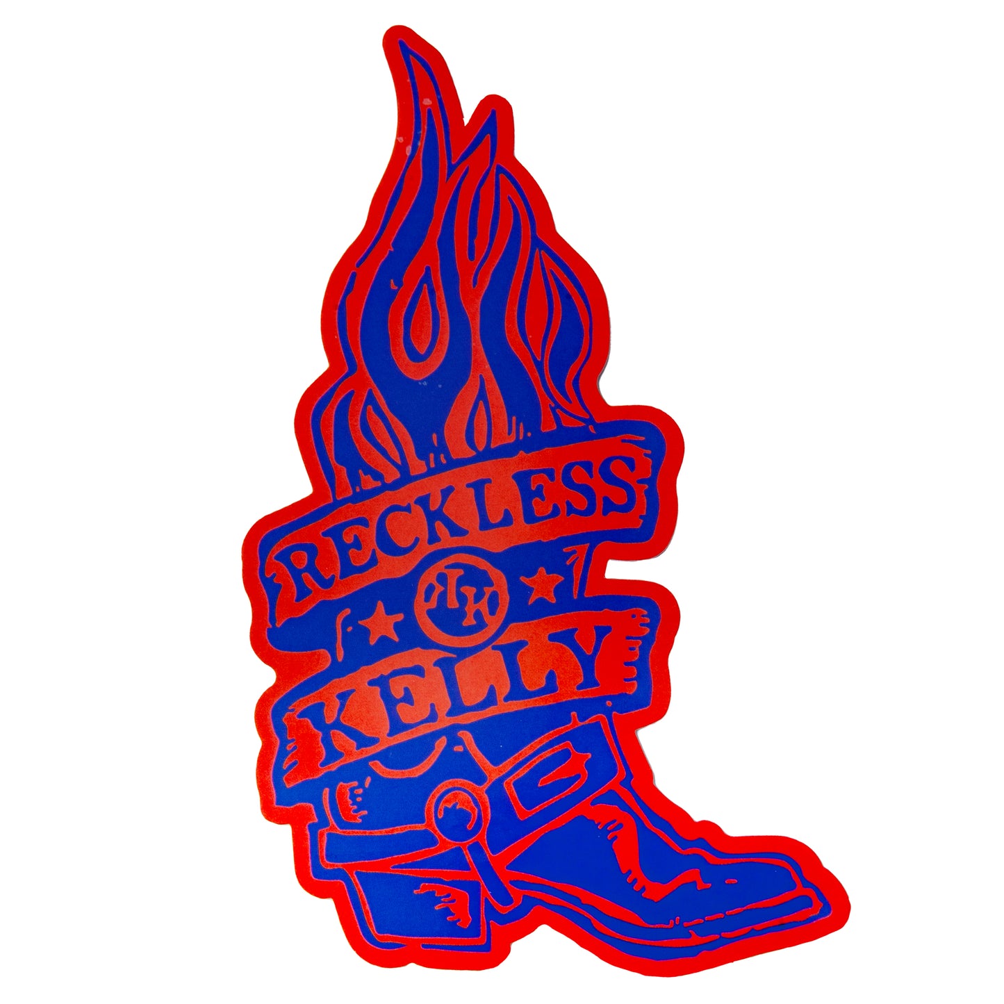 College Color RK Boot Stickers