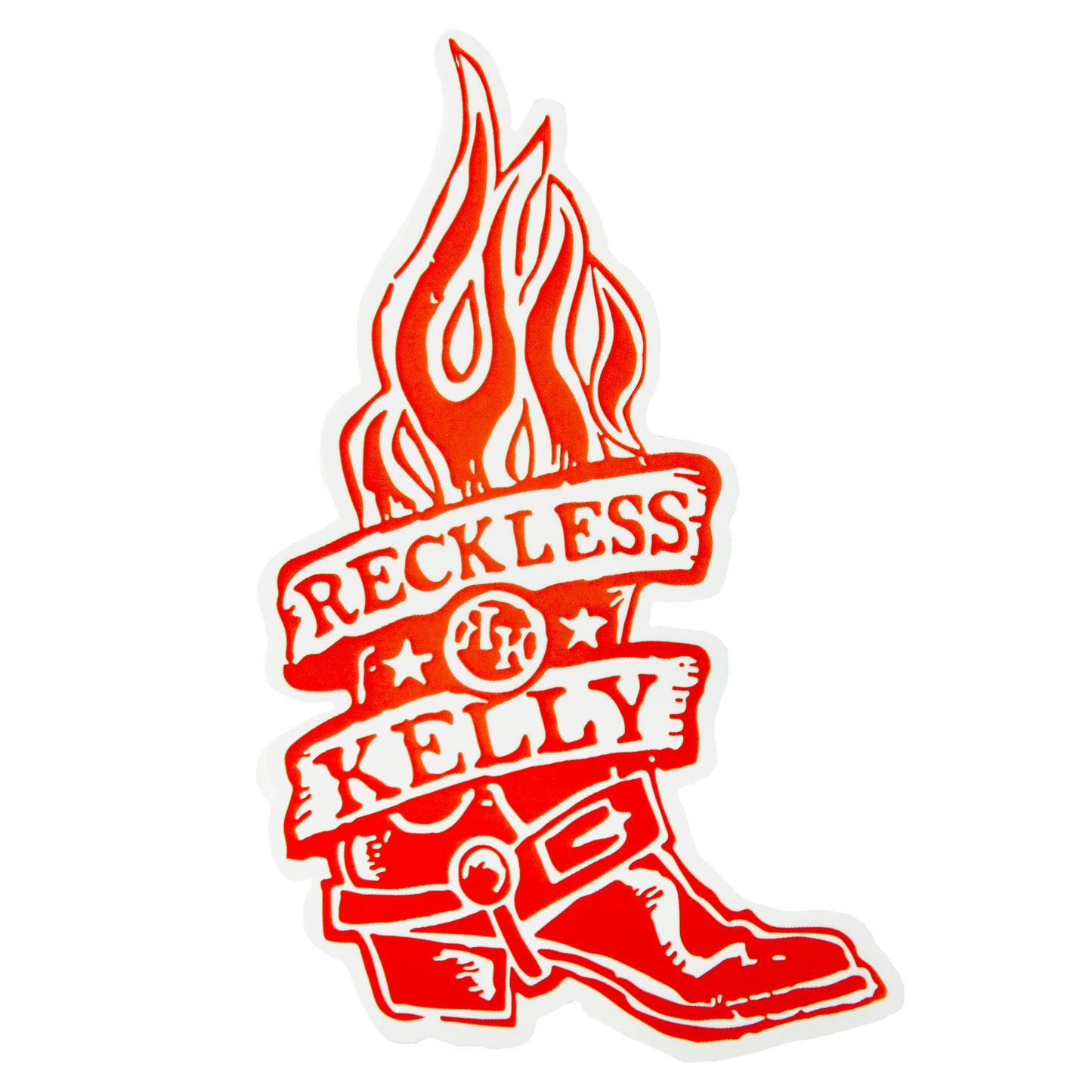 College Color RK Boot Stickers