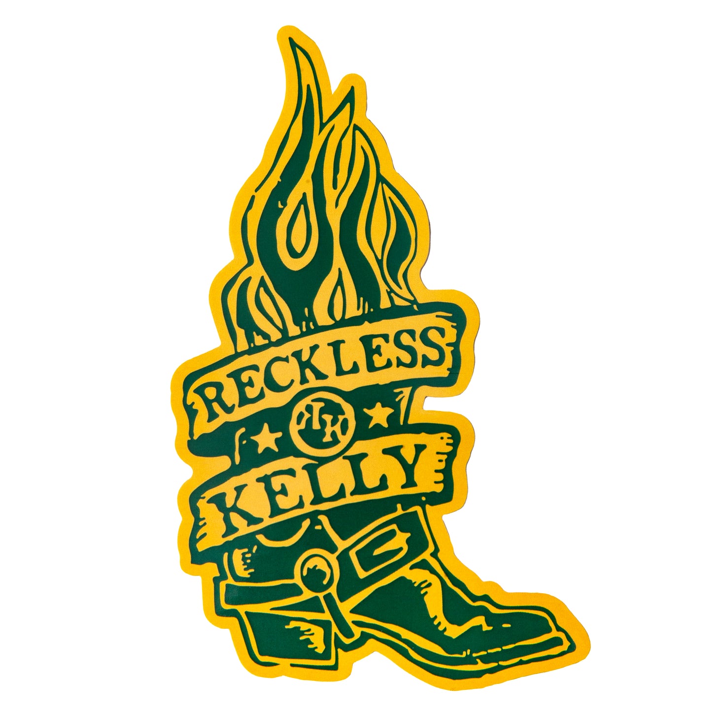 College Color RK Boot Stickers