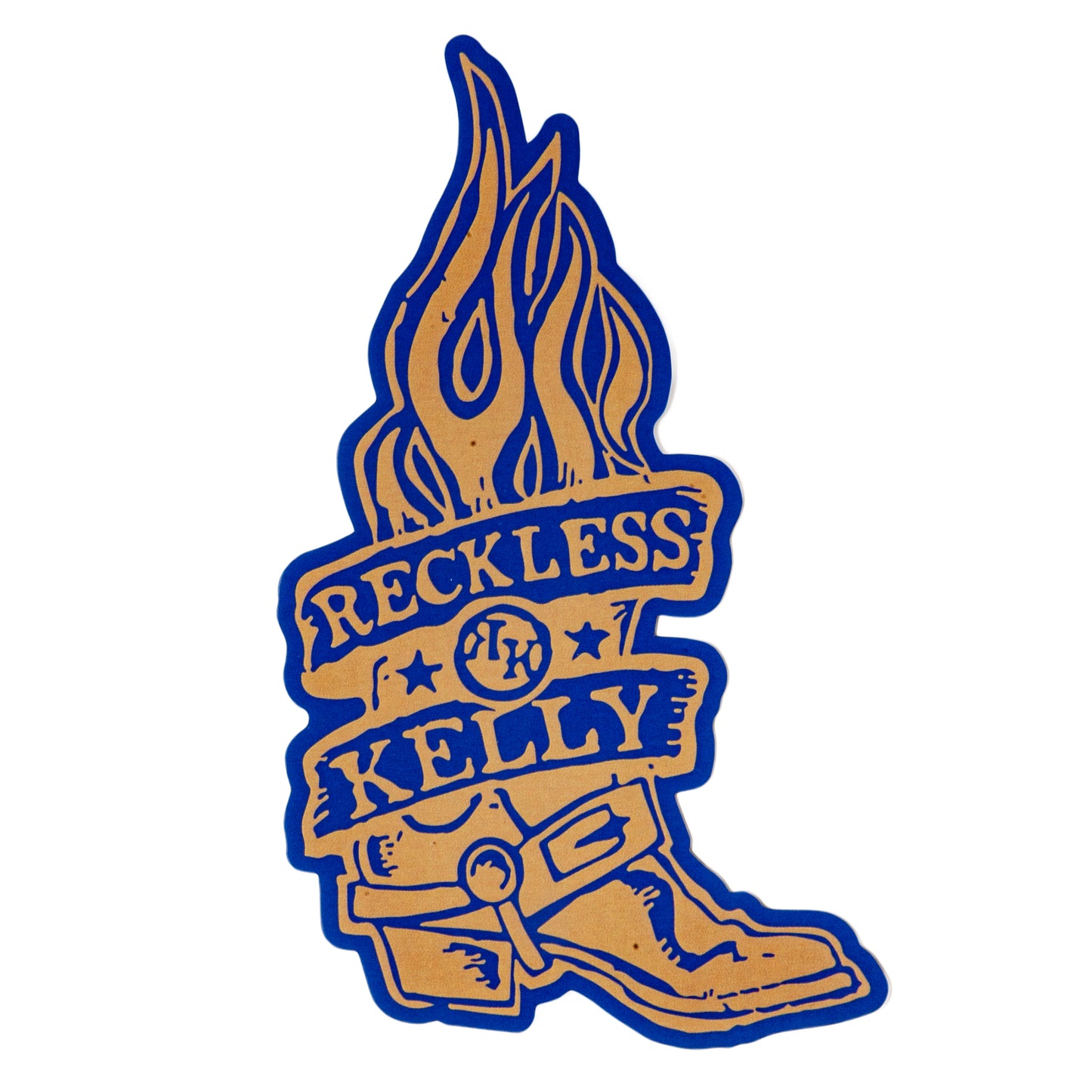College Color RK Boot Stickers