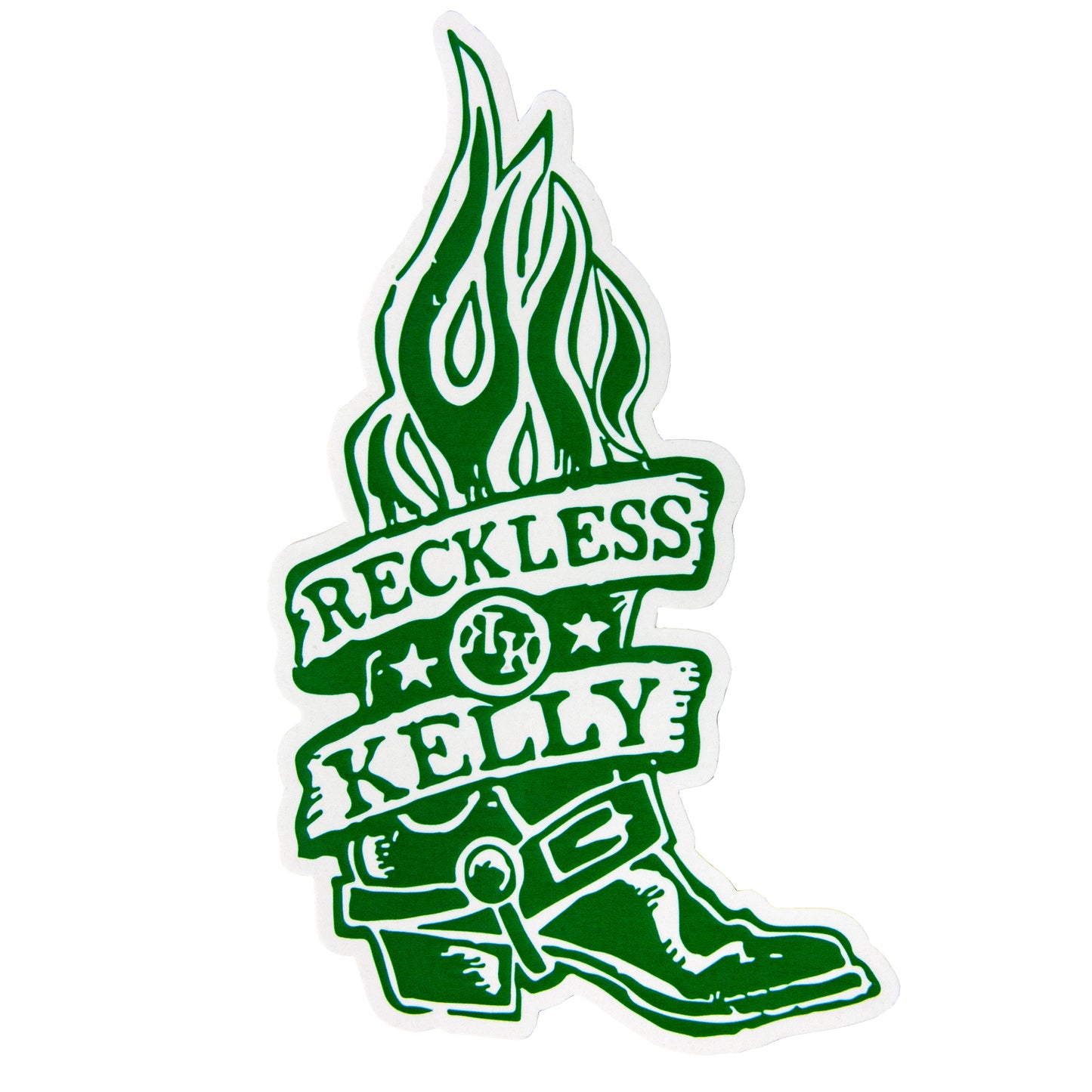 College Color RK Boot Stickers