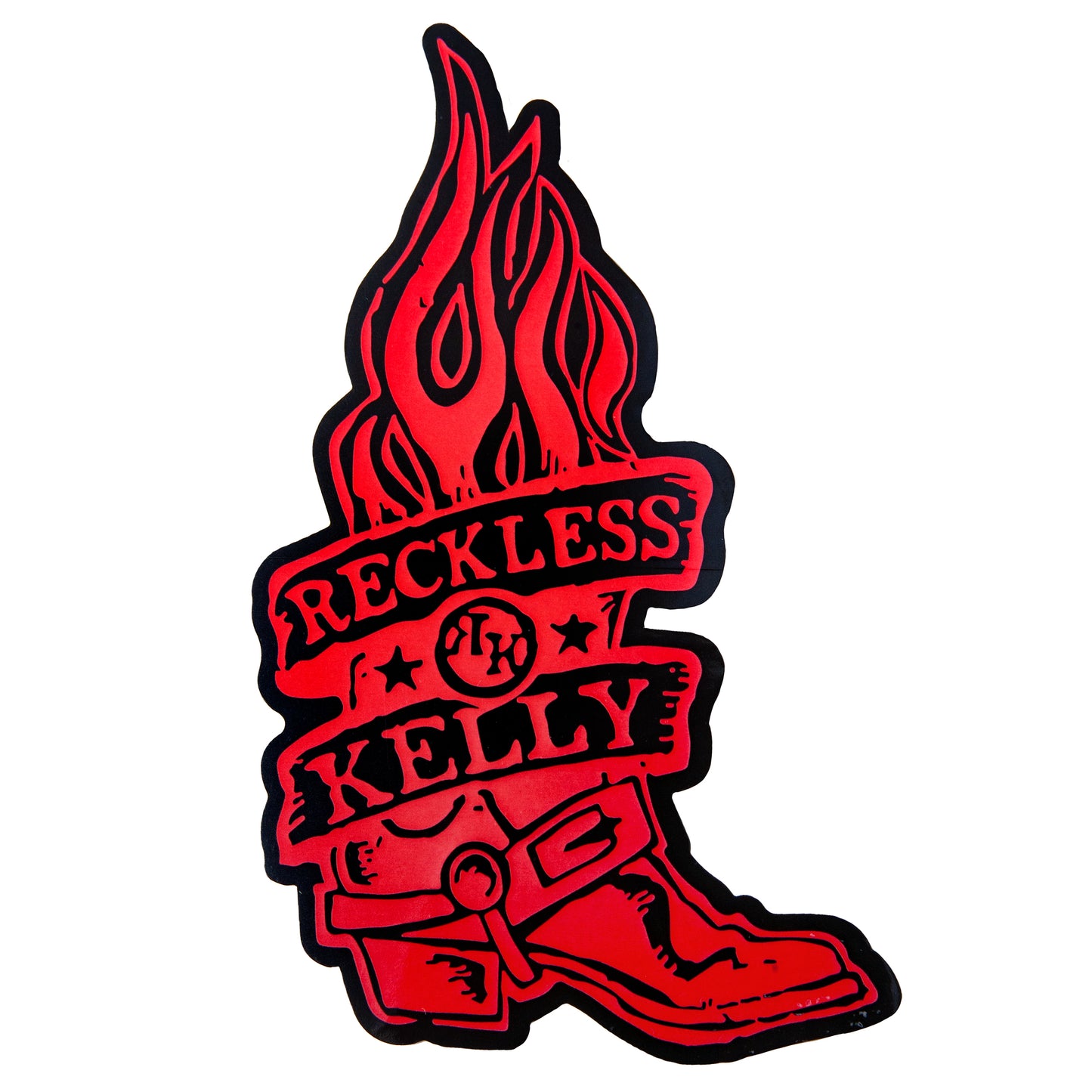 College Color RK Boot Stickers