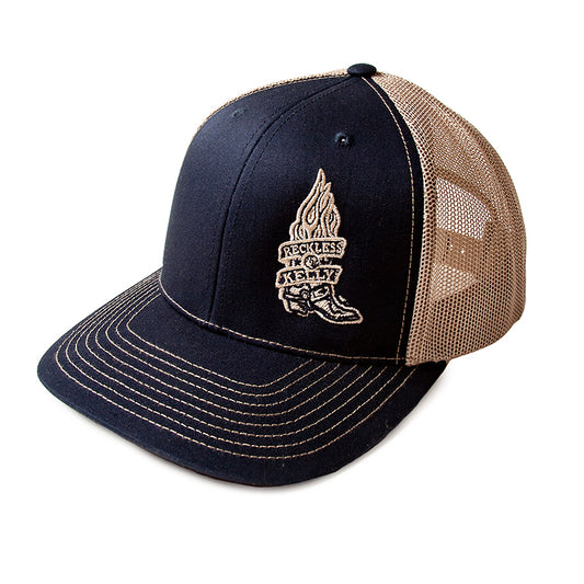 Boot Logo Navy Trucker