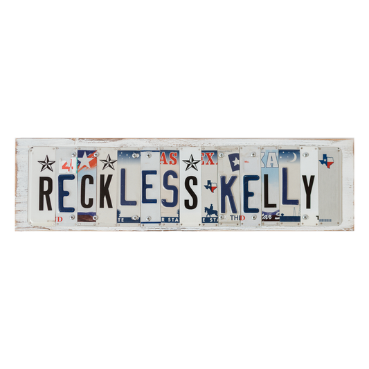 RK License Plate Sign