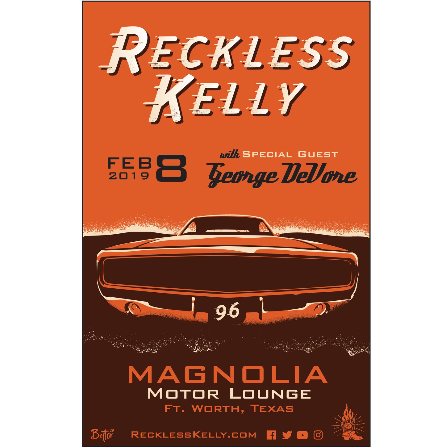 Magnolia Motor Lounge Concert Poster (2019)