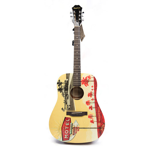 Sunset Motel Guitar - AUTOGRAPHED BY RECKLESS KELLY