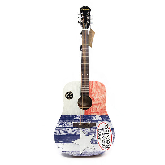 Don't Mess With Reckless Guitar - AUTOGRAPHED BY RECKLESS KELLY