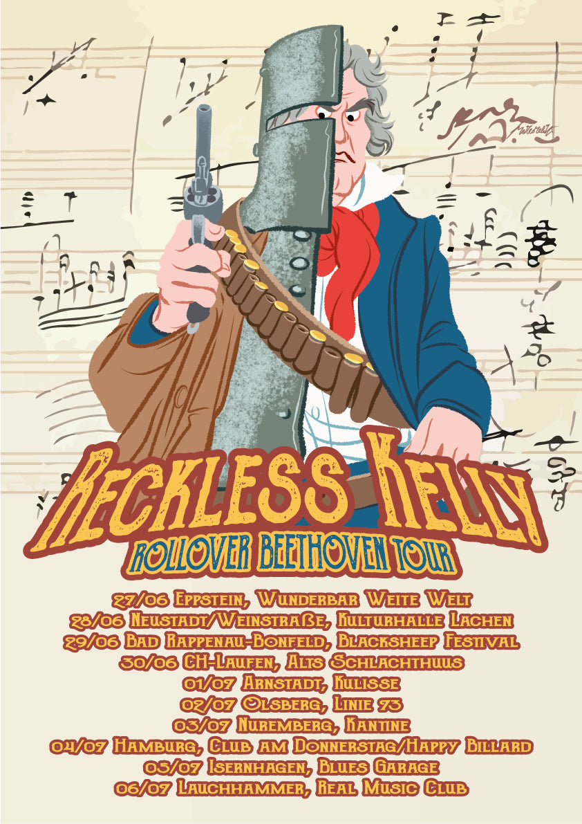 Rollover Beethoven Tour Poster (2019)